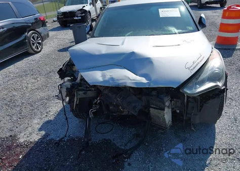 2013 Hyundai Veloster Turbo from USA, damaged, VIN KMHTC6AE0DU095350